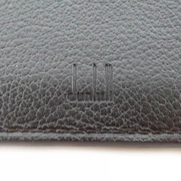 Auth Dunhill Bifold Long Wallet Dark Brown Leather - - Picture 6 of 8